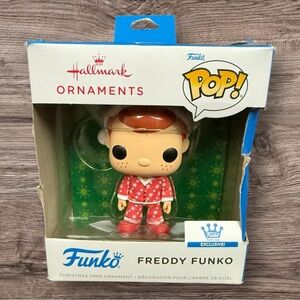 Funko Pop Freddy Funko in Red and White Pajamas